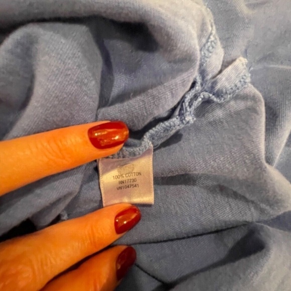 Merona Mens 100%‎ Cotton Tailored Fit Blue Polo Shirt Size M - Picture 4 of 5